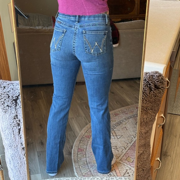 Wrangler Bootcut Riding Jeans - Picture 3 of 5